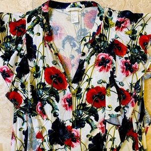 H&M floral maxi dress